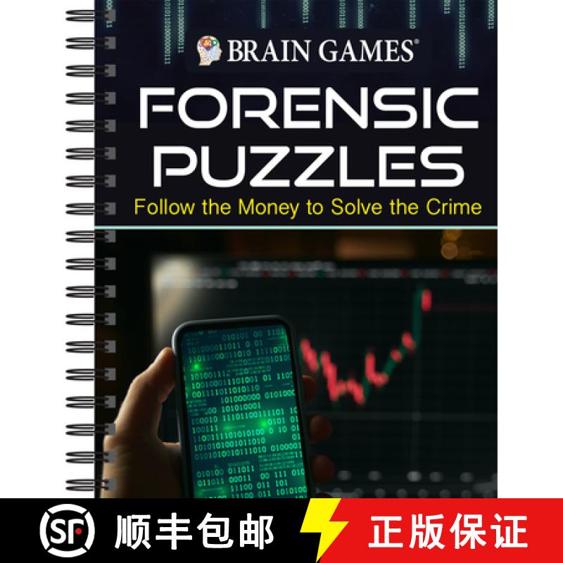 【3-4周达】Brain Games - Forensic Puzzles: Follow the Money to Solve the Crime [9781639383054]