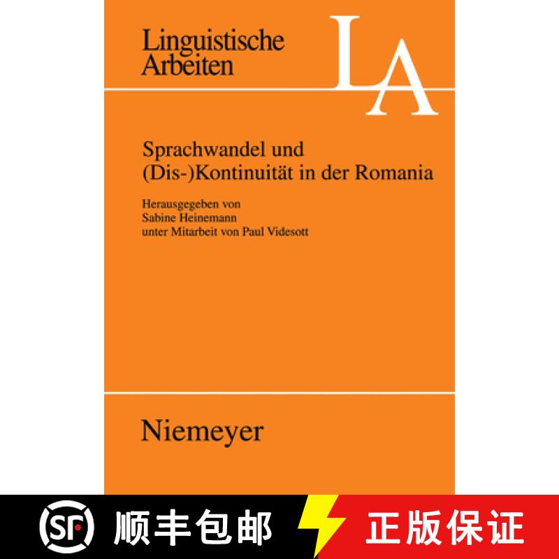 【3-4周达】Sprachwandel Und (Dis-)Kontinuität in Der Romania [9783484305212]