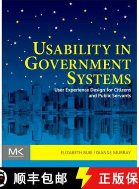 【3-4周达】Usability in Government Systems: User Experience Design for Citizens and Public Servants [9780123910639]