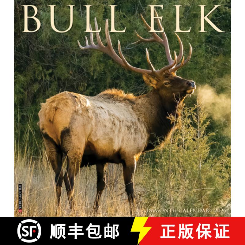 【3-4周达】Bull Elk 2026 12 X 12 Wall Calendar [9781549250408]