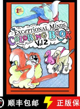 【3-4周达】Exceptional Minds Coloring Book Vol. 2 [9781716513848]