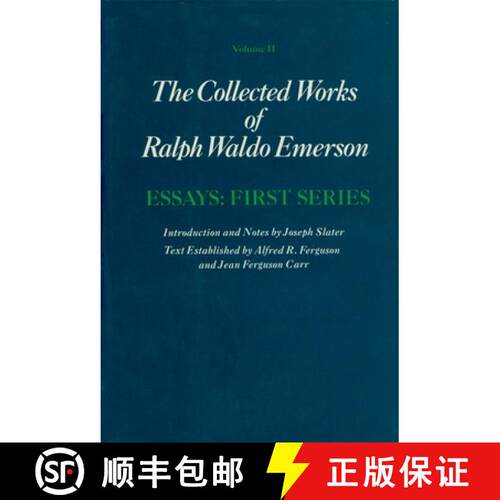 【3-4周达】Collected Works of Ralph Waldo Emerson, Volume II: Essays: First Series: - Essays, First S... [9780674139800]