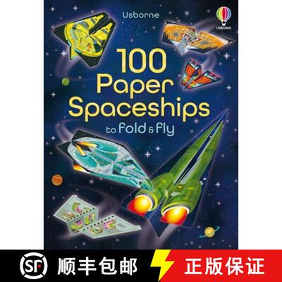 【3-4周达】100 Paper Spaceships to fold and fly [9781805318385]