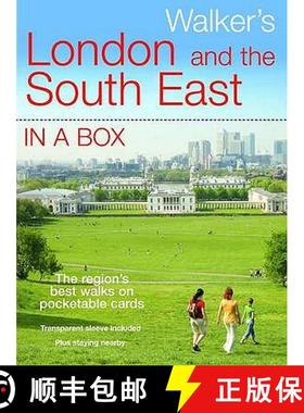 【3-4周达】Walker's London and the South East in a Box: The region's best walks on pocketable cards [9781903301562]
