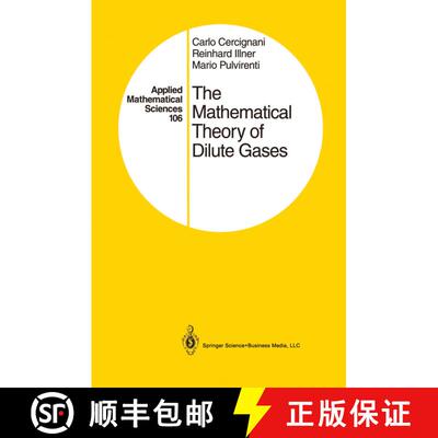 【3-4周达】精装 The Mathematical Theory of Dilute Gases [9780387942940]