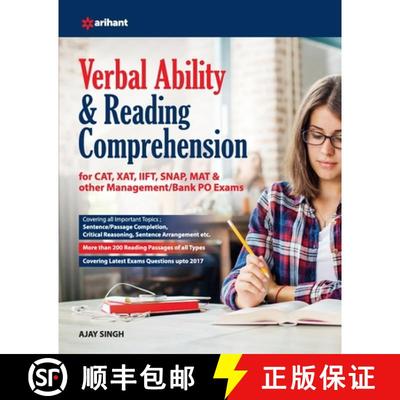 【3-4周达】Mastering the Verbal Ability for Cat Common Admission Test [9789312145753]