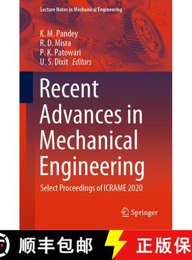 【3-4周达】Recent Advances in Mechanical Engineering : Select Proceedings of ICRAME 2020 [9789811577109]