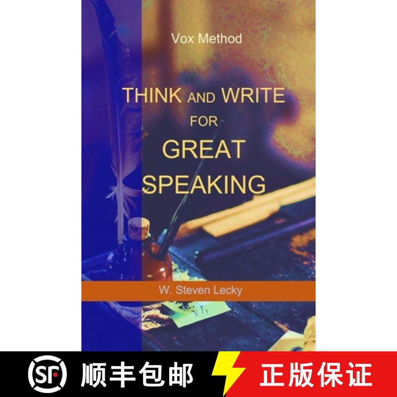 【3-4周达】Think And Write For Great Speaking [9781777688769]