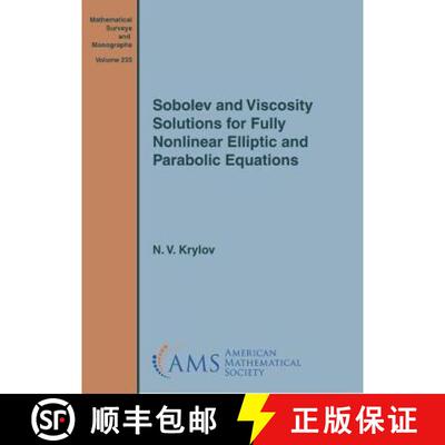 【3-4周达】精装 Sobolev and Viscosity Solutions for Fully Nonlinear Elliptic and Parabolic Equations [9781470447403]