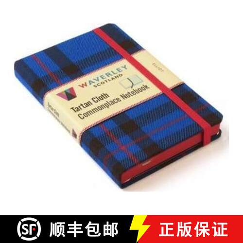 【3-4周达】精装 Waverley (M): Elliot Tartan Cloth Commonplace Notebook [9781849344302]