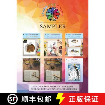 【3-4周达】Learn & Color Sampler: Color a Page from Our Top Selling Books [9781947482210]