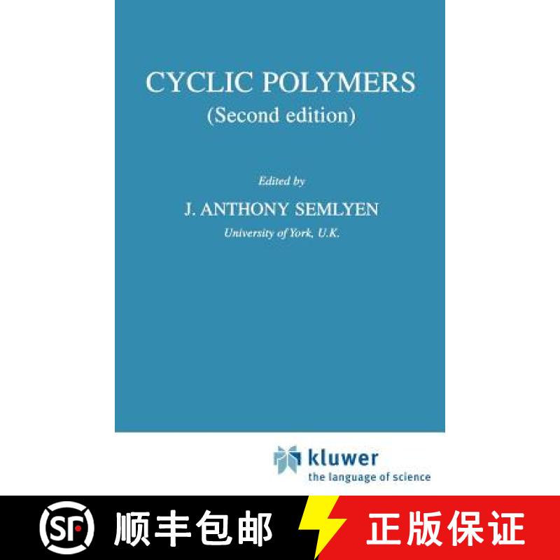 【3-4周达】Cyclic Polymers [9781402003479]