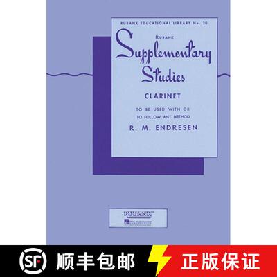 【3-4周达】Supplementary Studies: Clarinet [9781423445210]
