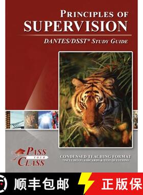 【3-4周达】Principles of Supervision DANTES / DSST Test Study Guide [9781614330646]
