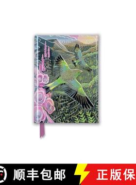 【3-4周达】Annie Soudain: Foxgloves & Finches (Foiled Pocket Journal) [9781839642968]