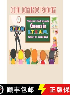 预订 Professor S.T.E.A.M. Coloring Book [9781736572740]