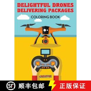 Delightful Drones Book 9781683237440 Coloring 3周达 Packages Delivering