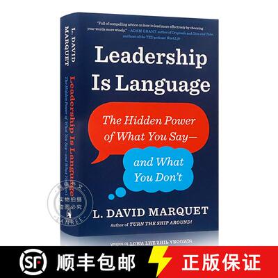 【3-4周达】精装 领导力是一种语言 美版精装 Leadership Is Language: The Hidden Power of What You Say an... [9780735217539]