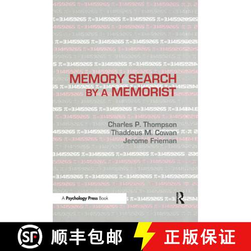 【3-4周达】精装 Memory Search by a Memorist [9780805812367]