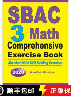 预订 SBAC 3 Math Comprehensive Exercise Book : Abundant Math Skill Building Exercises [9781646126156]