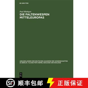 【3-4周达】精装 Die Faltenwespen Mitteleuropas – (Hymenoptera, Diploptera) [9783112537077]