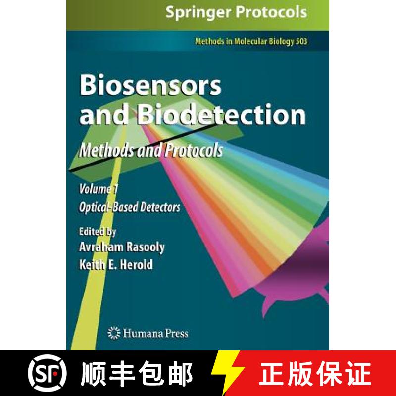 【3-4周达】Biosensors and Biodetection: Methods and Protocols Volume 1: Optical-Based Detectors - Bio... [9781617379116]