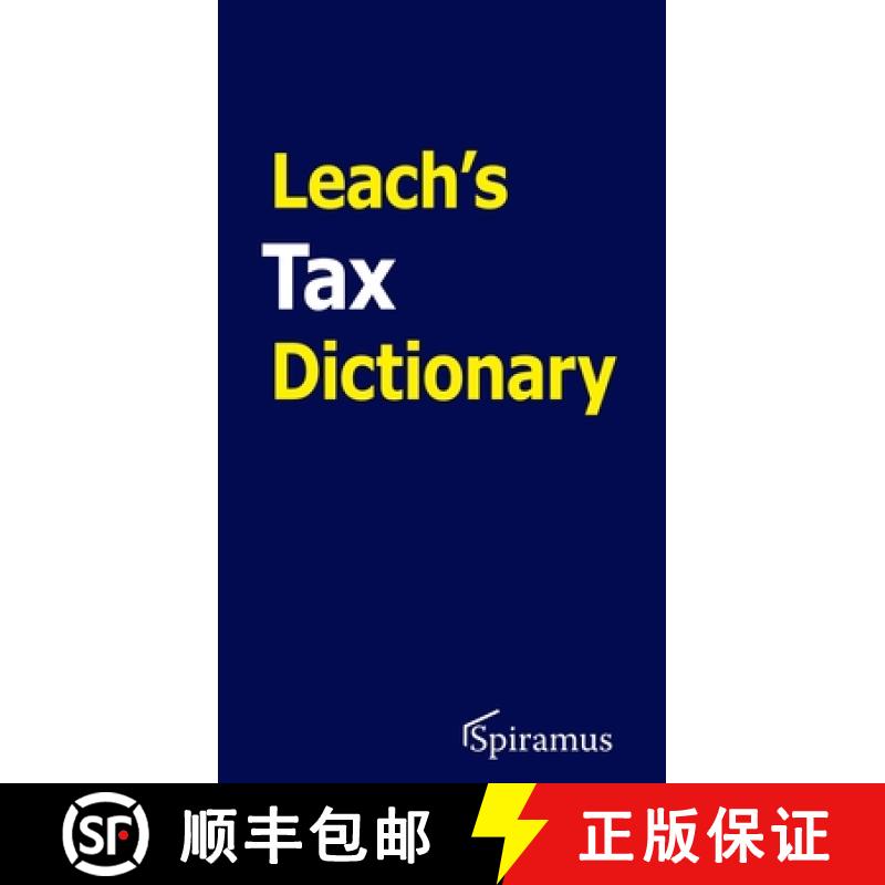 【3-4周达】Leach's Tax Dictionary [9781913507190]
