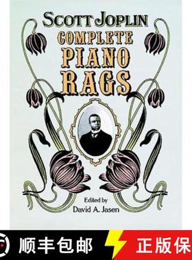 【3-4周达】Complete Piano Rags: Edited by David A. Jasen [9780486258072]
