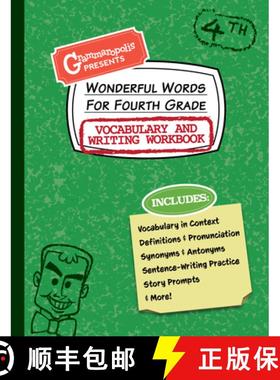【3-4周达】Wonderful Words for Fourth Grade Vocabulary and Writing Workbook : Definitions, Usage in C... [9781644420546]