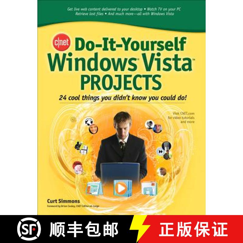 预订 Cnet Do-It-Yourself Windows Vista Projects: 24 Cool Things You Didn't Know You Could Do! [9780071485616]