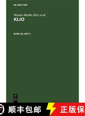 【3-4周达】Klio. Band 59, Heft 1 [9783112527238]