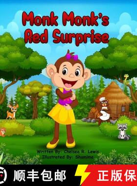 【3-4周达】Monk Monk's Red Surprise [9798985188417]