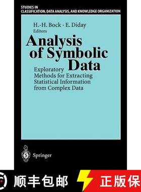 【3-4周达】Analysis of Symbolic Data : Exploratory Methods for Extracting Statistical Information fro... [9783540666196]