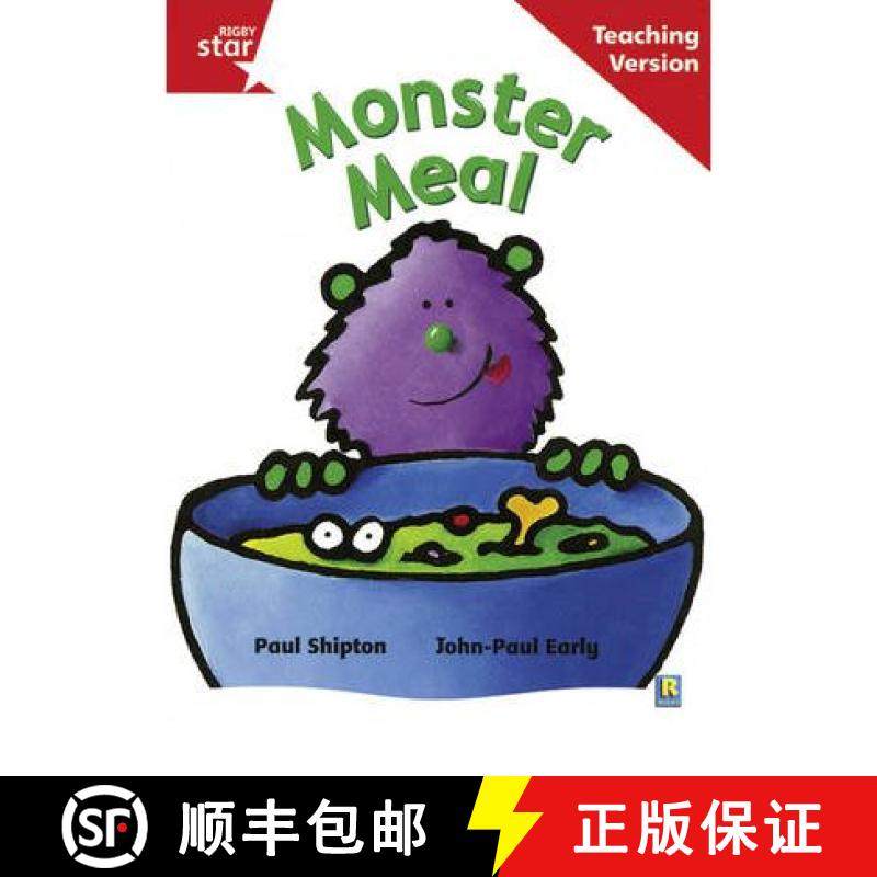 【3-4周达】Rigby Star Guided Reading Red Level: Monster Meal Teaching Version [9780433048565]