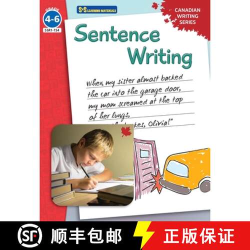 【3-4周达】Sentence Writing Grades 4-6: Canadian Writing Series [9781487704414]