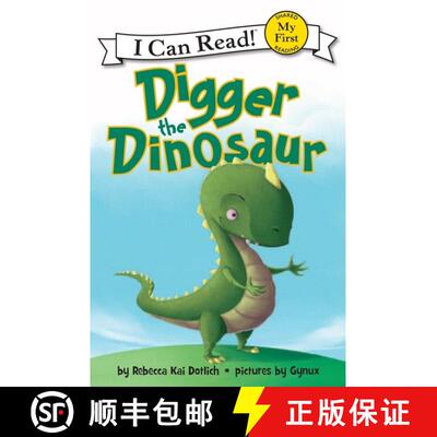 【3-4周达】Digger the Dinosaur [9780062222213]