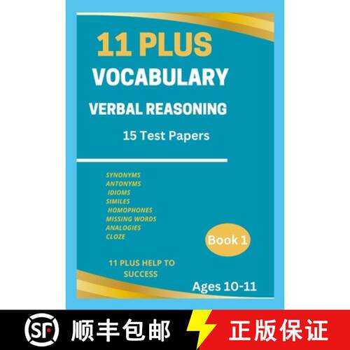 【3-4周达】11 PLUS VOCABULARY VERBAL REASONING BOOK [9781446794425]