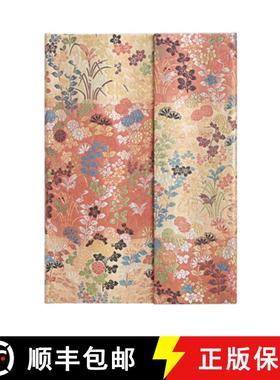 【3-4周达】Kara-ori (Japanese Kimono) Midi Unlined Journal [9781439793015]
