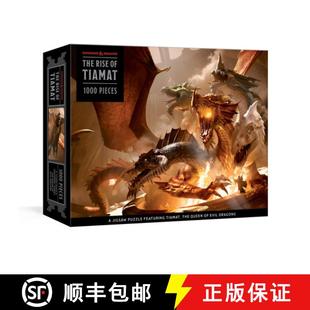 The Dragons the 1000 Piece Dragon Dungeons o... 9781984824646 Tiamat Puzzle Featuring Jigsaw Queen Rise