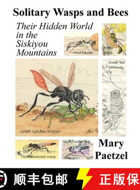 【3-4周达】Solitary Wasps and Bees: Their Hidden World in the Siskiyou Mountains [9780557369706]