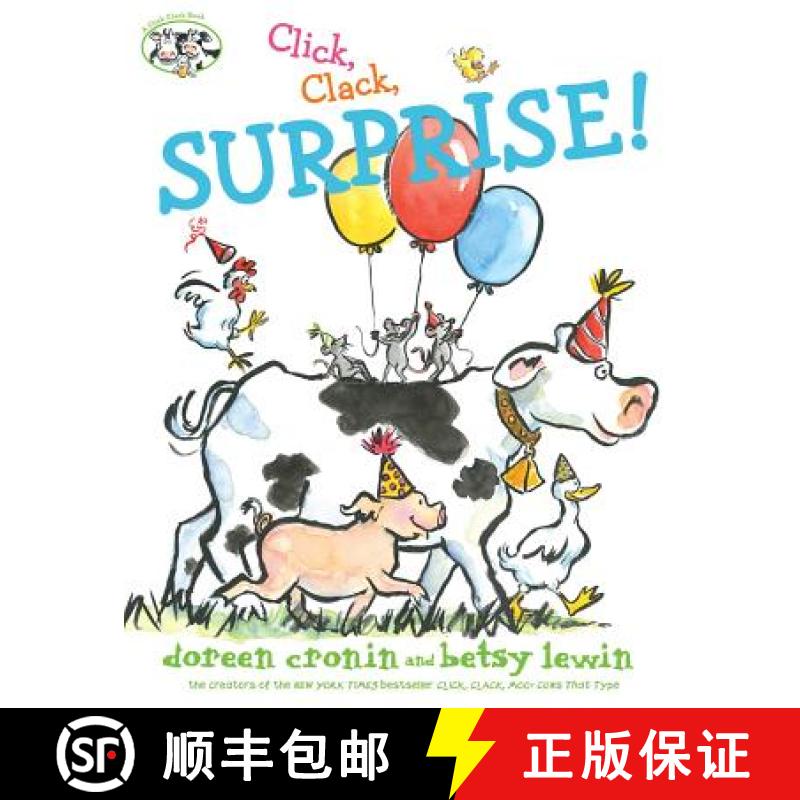 【3-4周达】Click, Clack, Surprise! [9781481470315]