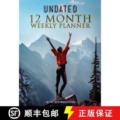 【3-4周达】Undated 12 Month Weekly Planner with Affirmations [9781922413017]