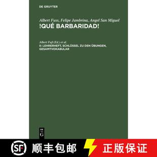 【3-4周达】精装 !Que barbaridad!, II, Lehrerheft, Schlussel zu den UEbungen, Gesamtvokabular [9783484502130]
