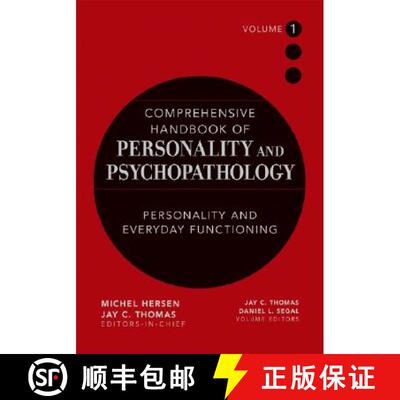 【3-4周达】Comprehensive Handbook of Personality and Psychopathology, Personality and Everyday Functi... [9780471488378]