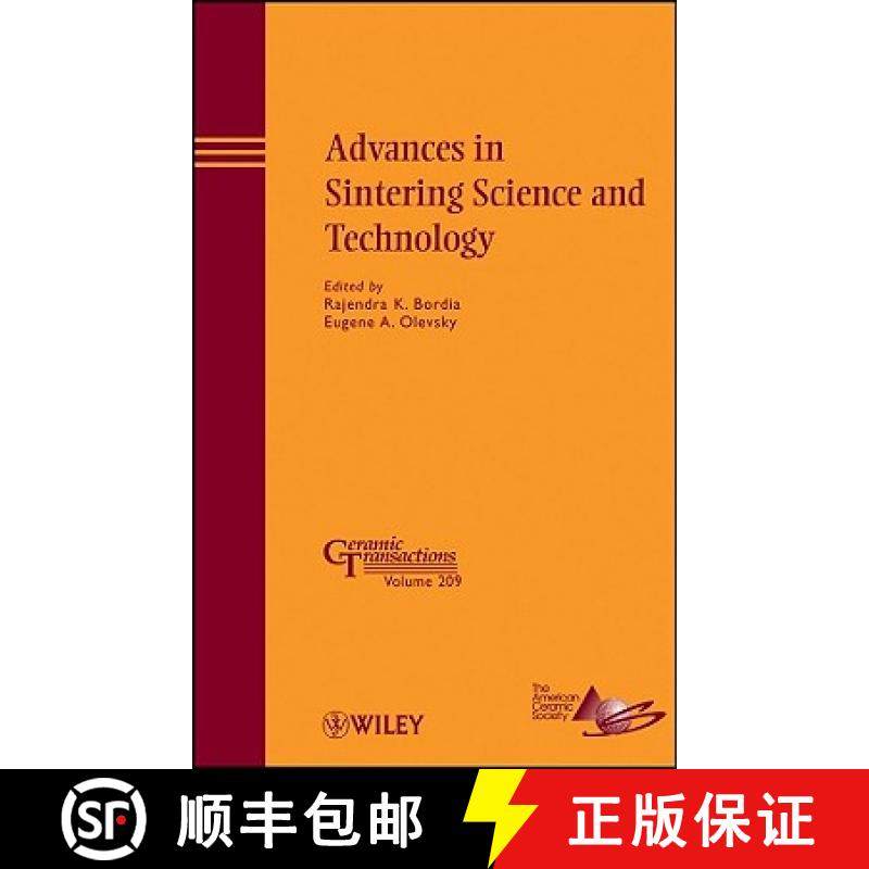 【3-4周达】Advances In Sintering Science And Technology: Ceramic Transactions Volume 209 [Wiley材料科学] [9780470408490]