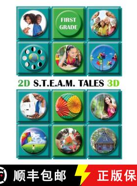 【3-4周达】精装 A Children's Book of Stories for Steamstart: First Grade [9781942357308]