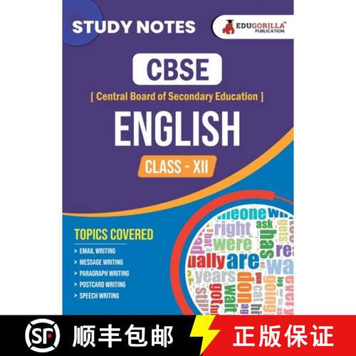 【3-4周达】CBSE (Central Board of Secondary Education) Class XII Science - English Topic-wise Notes |... [9789355567963]