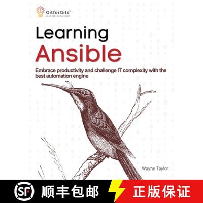 【3-4周达】Learning Ansible: Embrace productivity and challenge IT complexity with the best automatio... [9788119177592]