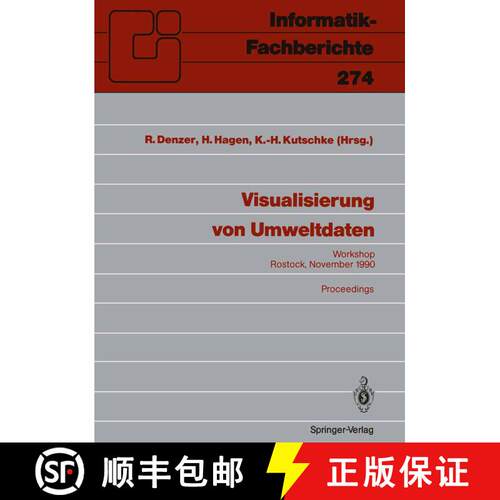【3-4周达】Visualisierung von Umweltdaten: Rostock, 20. November 1990 Proceedings [9783540541899]