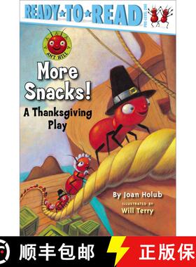 【3-4周达】More Snacks!: A Thanksgiving Play (Ready-To-Read Pre-Level 1)Volume 1 [9781416909545]